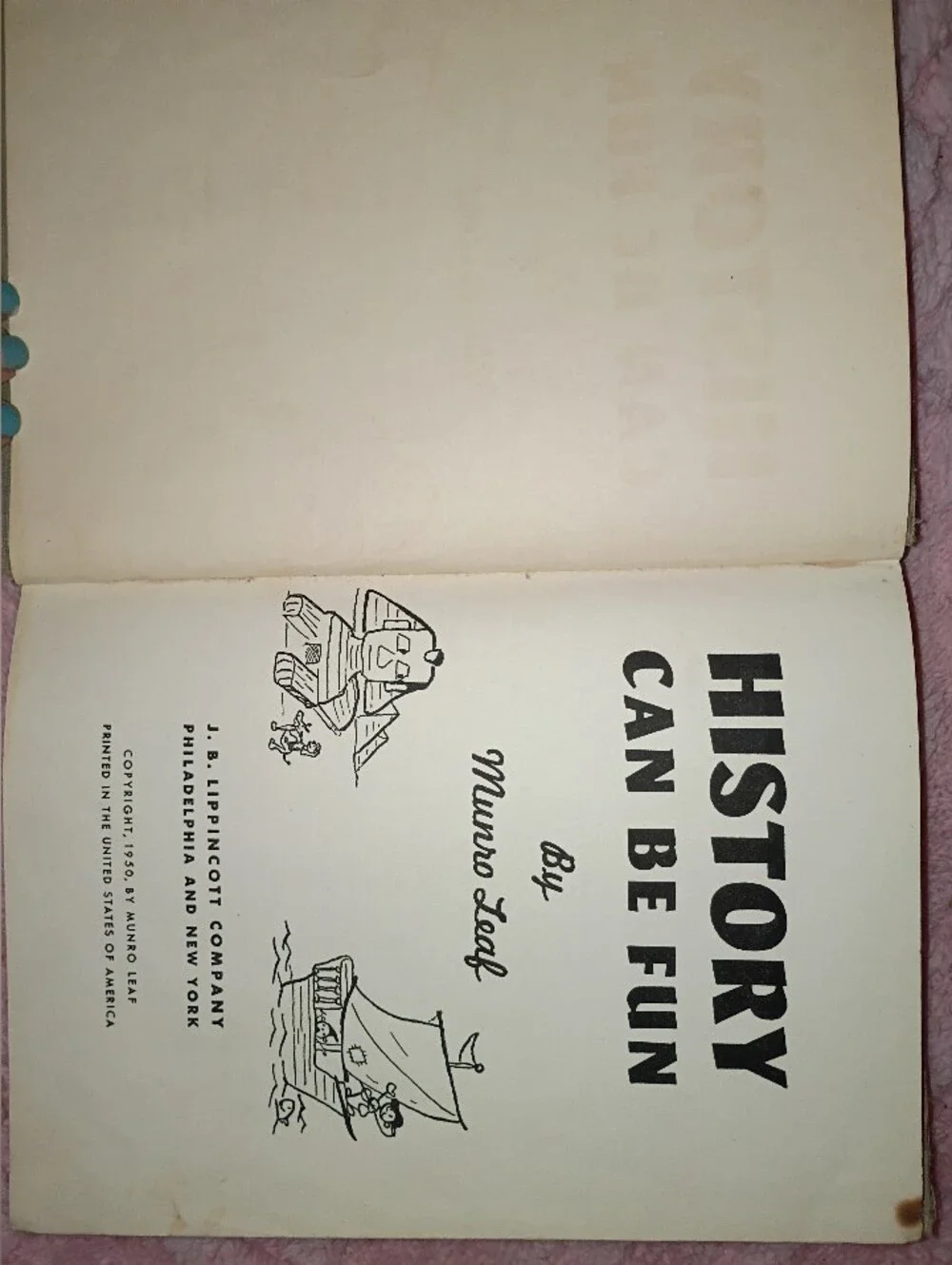 Vintage hardcover book is 
